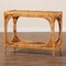 Bali & Pari Ramona Modern Bohemian Light Honey Rattan Console Table 238-13395-ZORO - alternate 6